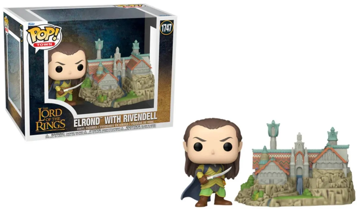 Funko Pop Town Elrond Rivendell - Lord of the Rings #1747 - Multi