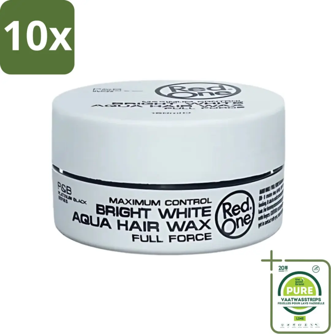 Red One Haarwax Bright White Maximum Control 150ml