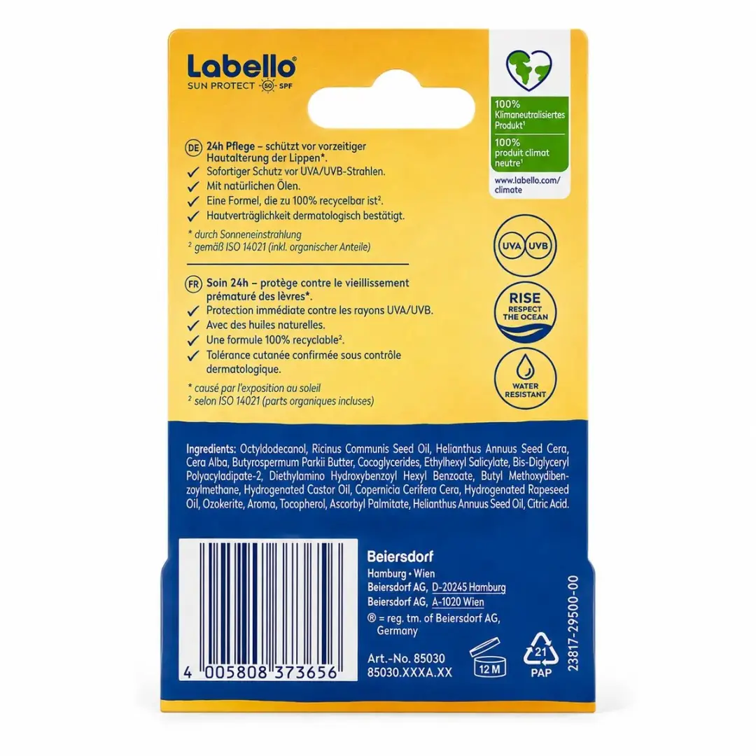 Labello Sun Protect Lippenbalsem SPF 50 - 12x4,8g
