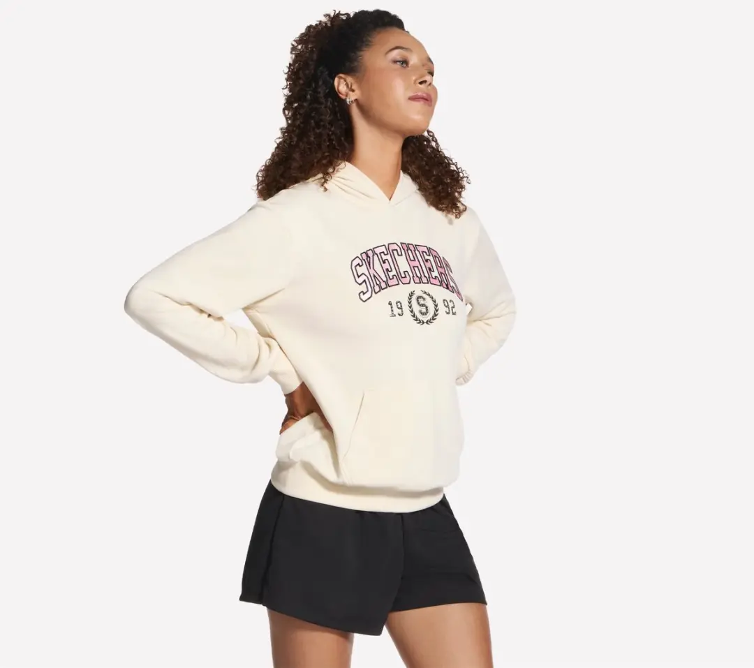 Skechers SKECHERS STREET VARSITY HOODI Dames Trui - Birch