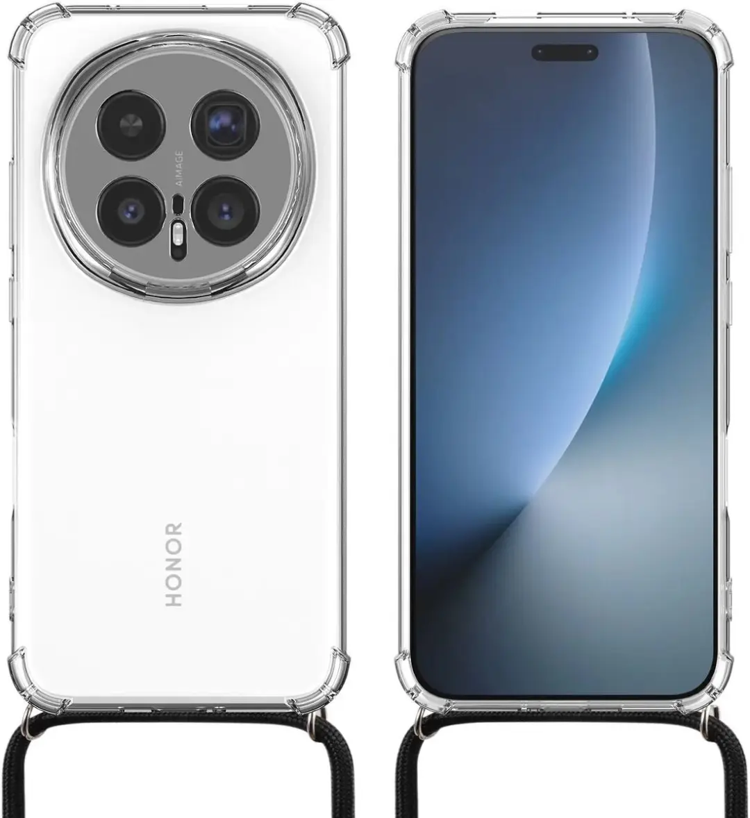 Selected Transparant Hoesje Honor Magic 8 Pro - TPU Schokbestendig