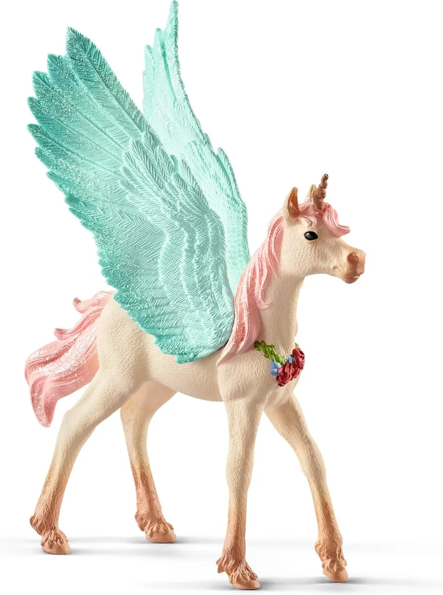 Schleich BAYALA Versierde Eenhoornpegasus Speelfiguur 70575 - Multikleur