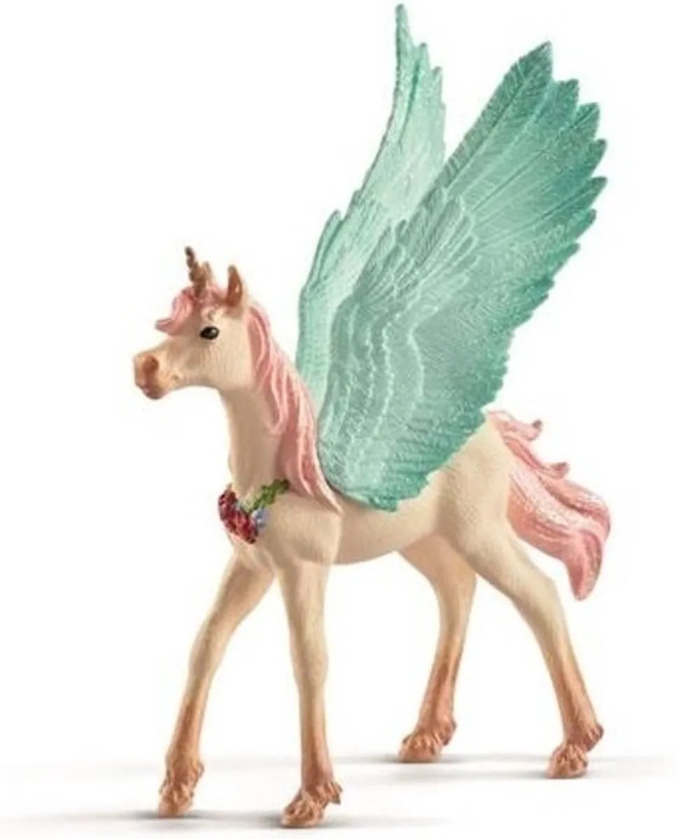 Schleich BAYALA Versierde Eenhoornpegasus Speelfiguur 70575 - Multikleur