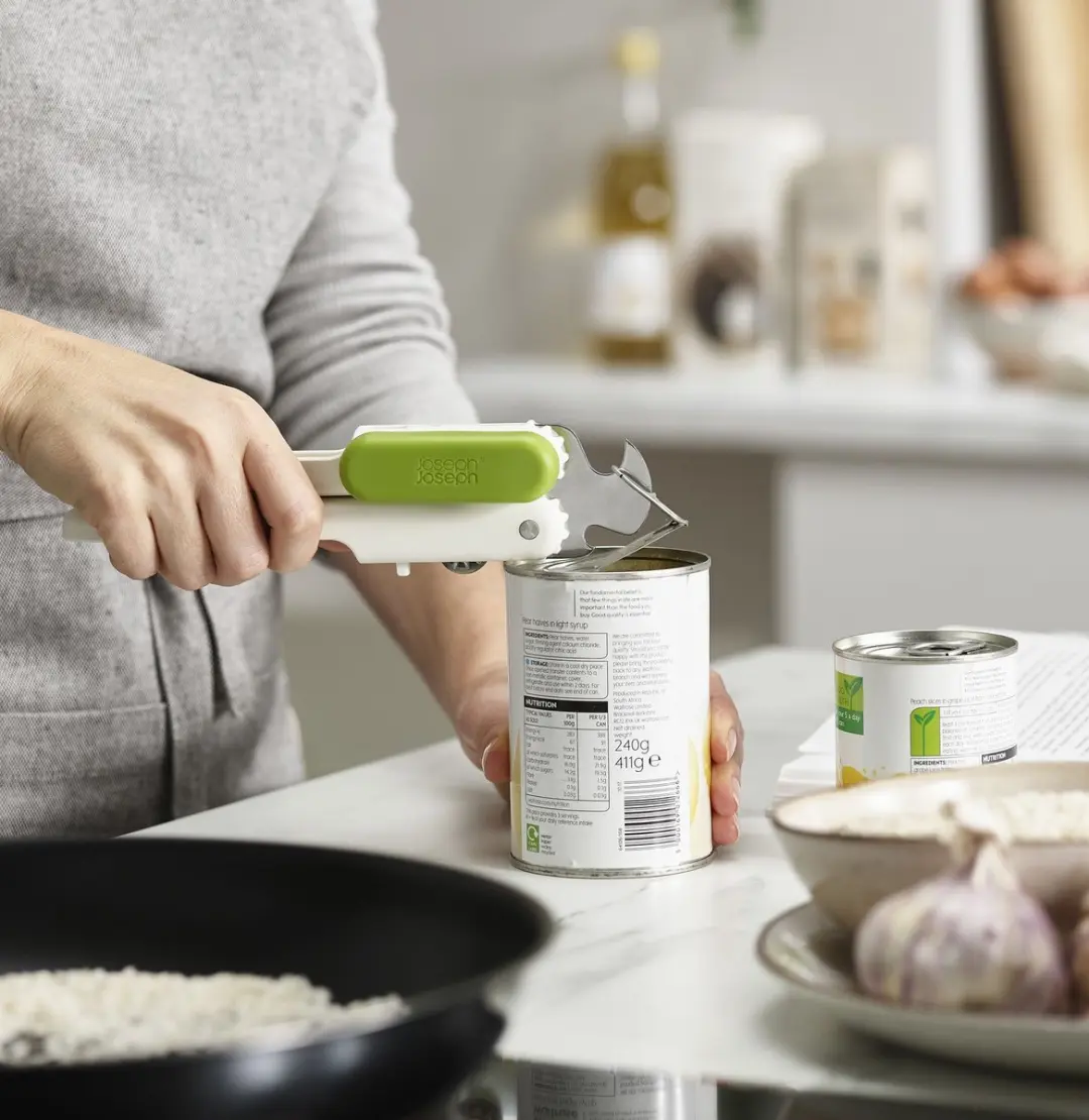 Joseph Joseph 3-in-1 Blikopener - Groen/Wit