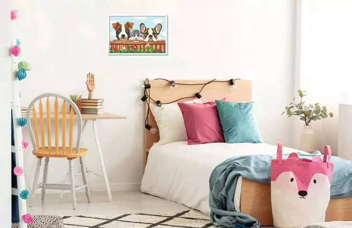 Ravensburger Creart Cat and Dogs Schilderen op Nummer - Meerkleurig - afbeelding 6 van 6