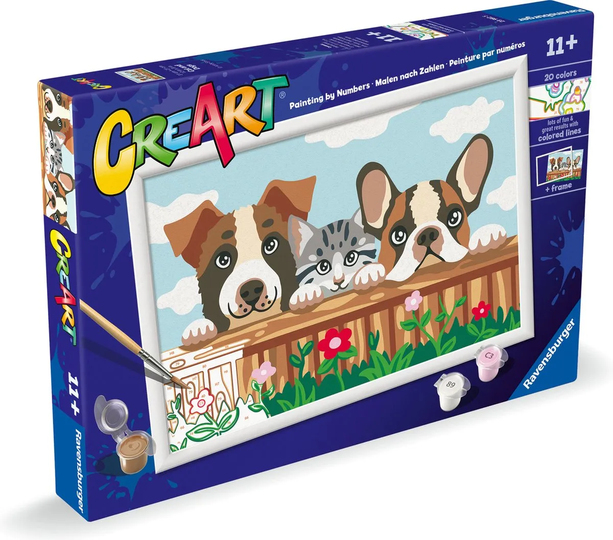 Ravensburger Creart Cat and Dogs Schilderen op Nummer