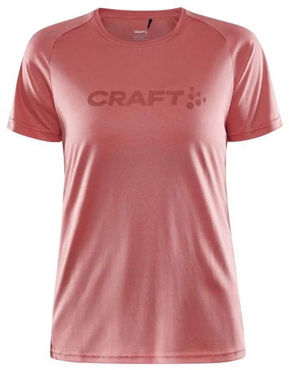Craft Core Essence Logo T-shirt Met Korte Mouwen Roze M Vrouw