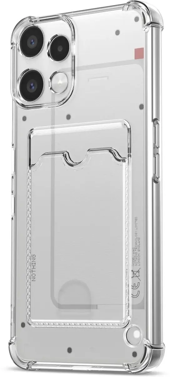 Selected Transparant Hoesje Nothing Phone (3a) Lite - Pasjeshouder
