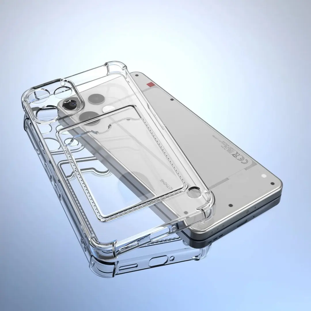 Selected Transparant Hoesje Nothing Phone (3a) Lite - Pasjeshouder