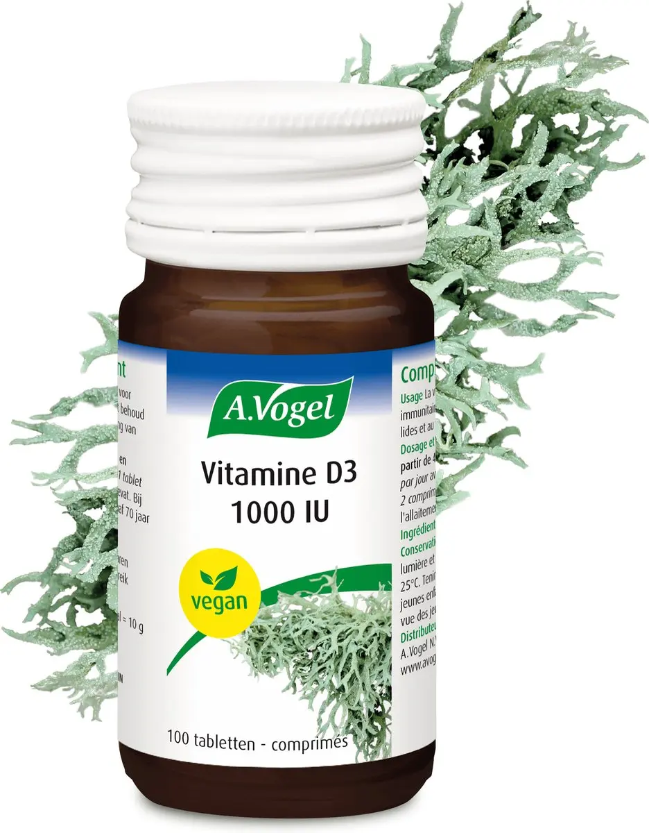 A.Vogel Vitamine D3 1000IU - 100 Tabletten