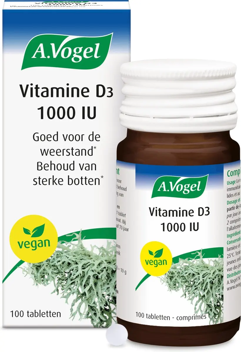 A.Vogel Vitamine D3 1000IU