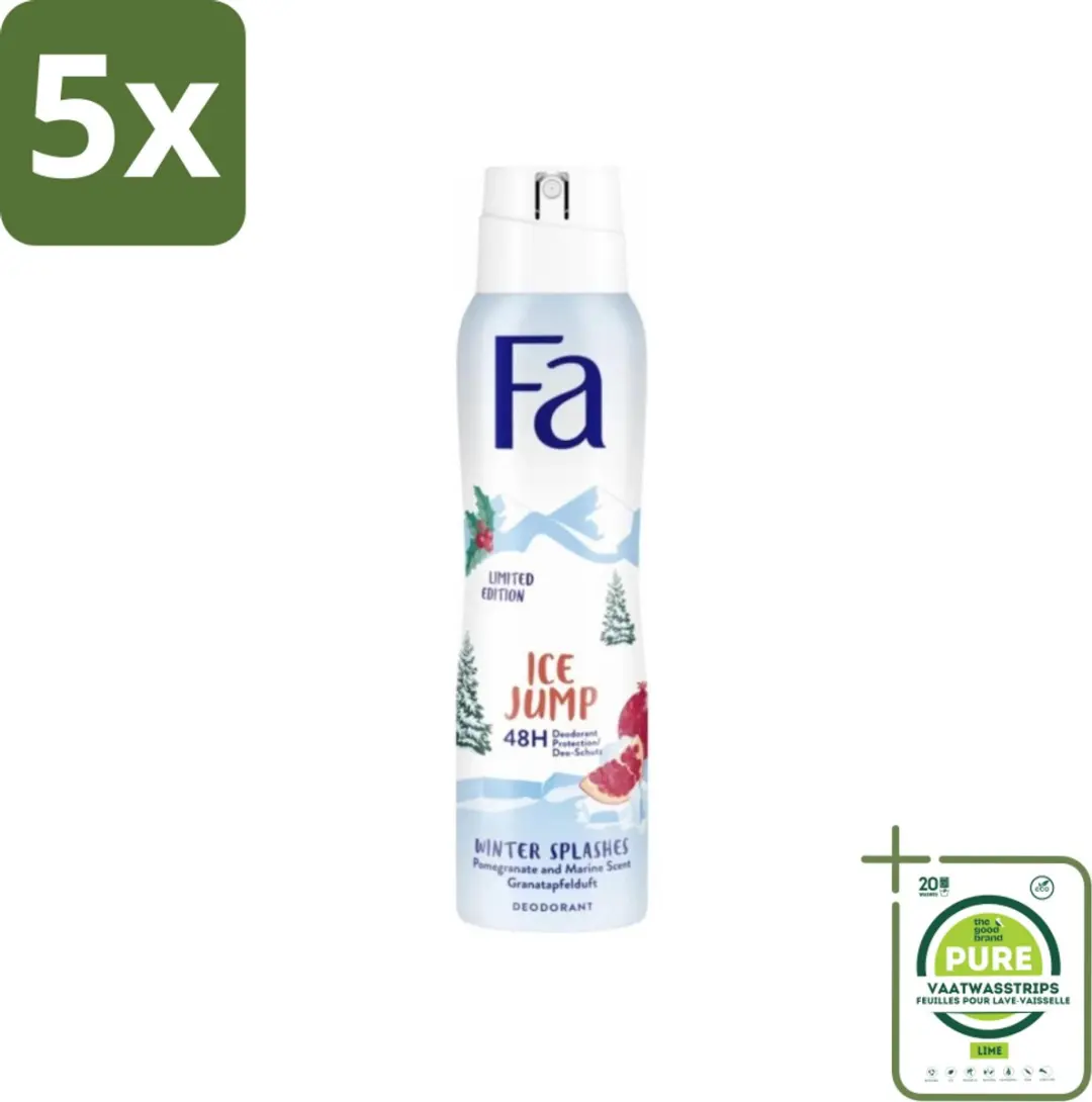 Fa Deodorant Spray Winter Splashes Ice Jump 750ml