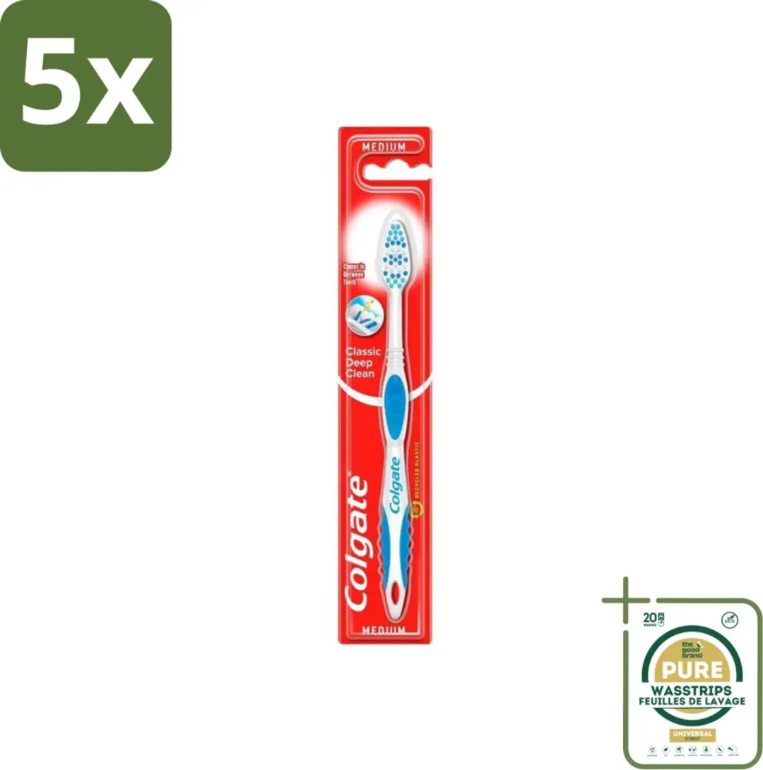 Colgate Classic Deep Clean Medium Tandenborstels