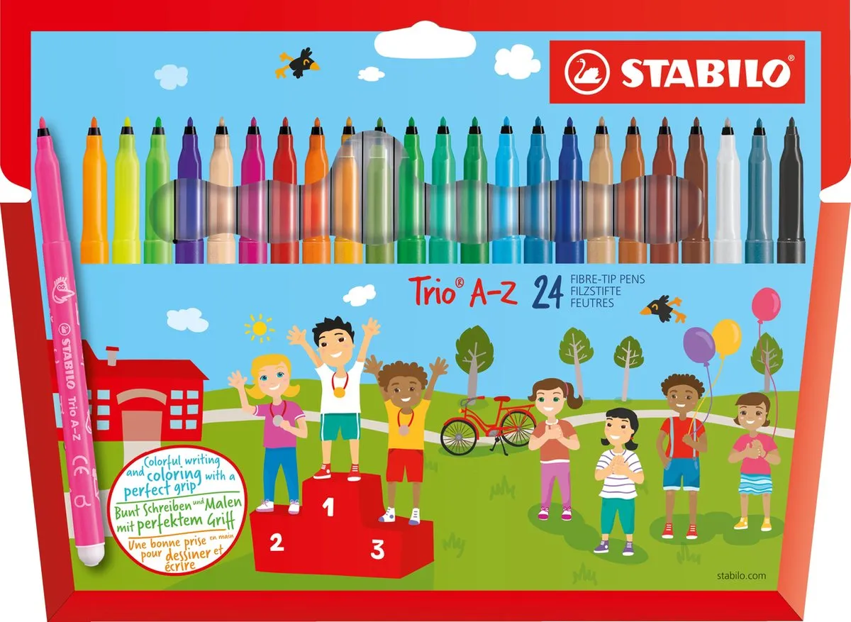 STABILO Trio A-Z Viltstiften