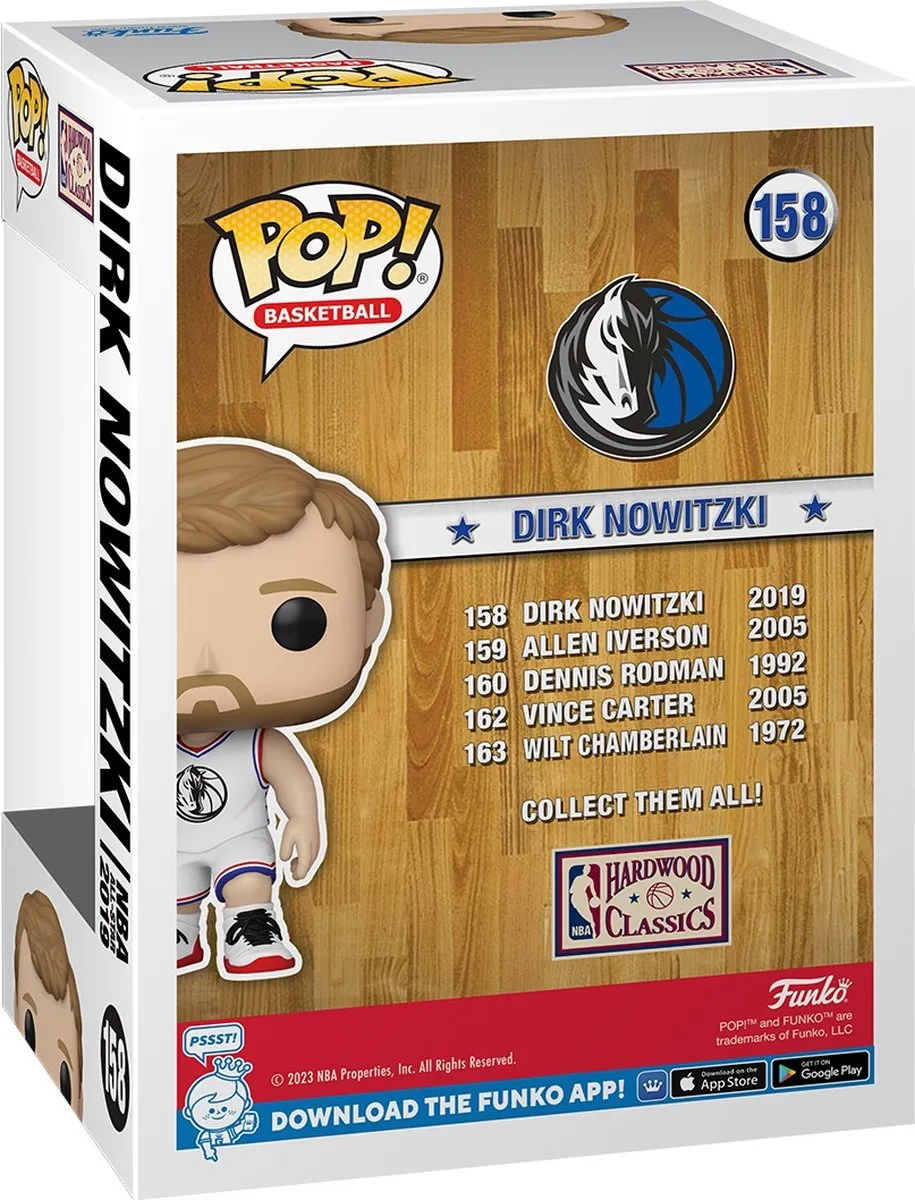 Funko Pop Dirk Nowitzki Basketbal Legends #158 - Multi