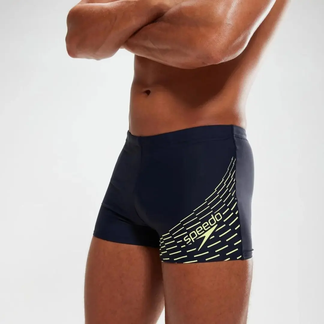Speedo Eco Medley Sportzwembroek Mannen - Maat 4 - Navy/Geel