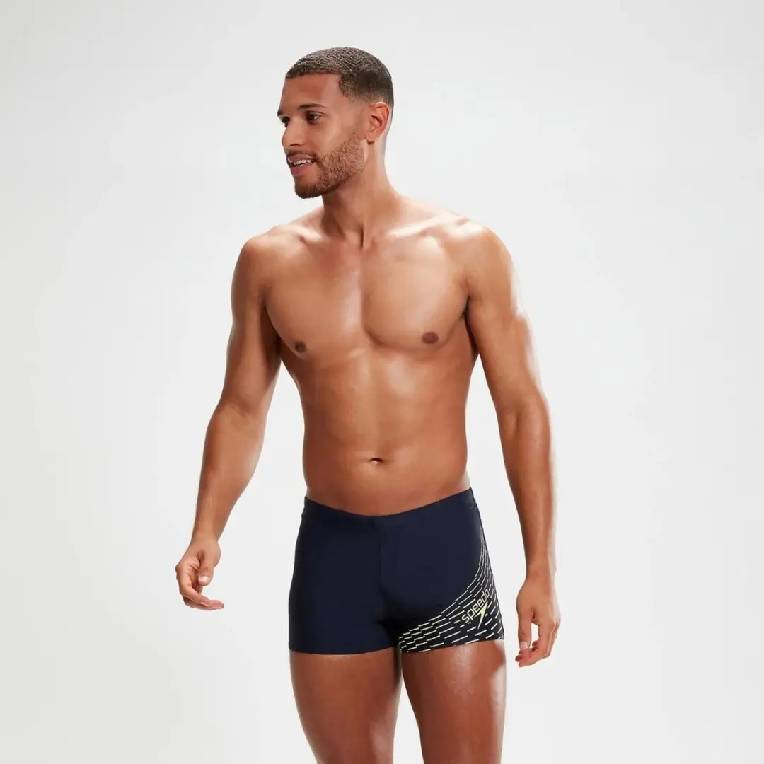 Speedo Eco Medley Sportzwembroek Mannen - Maat 4 - Navy/Geel