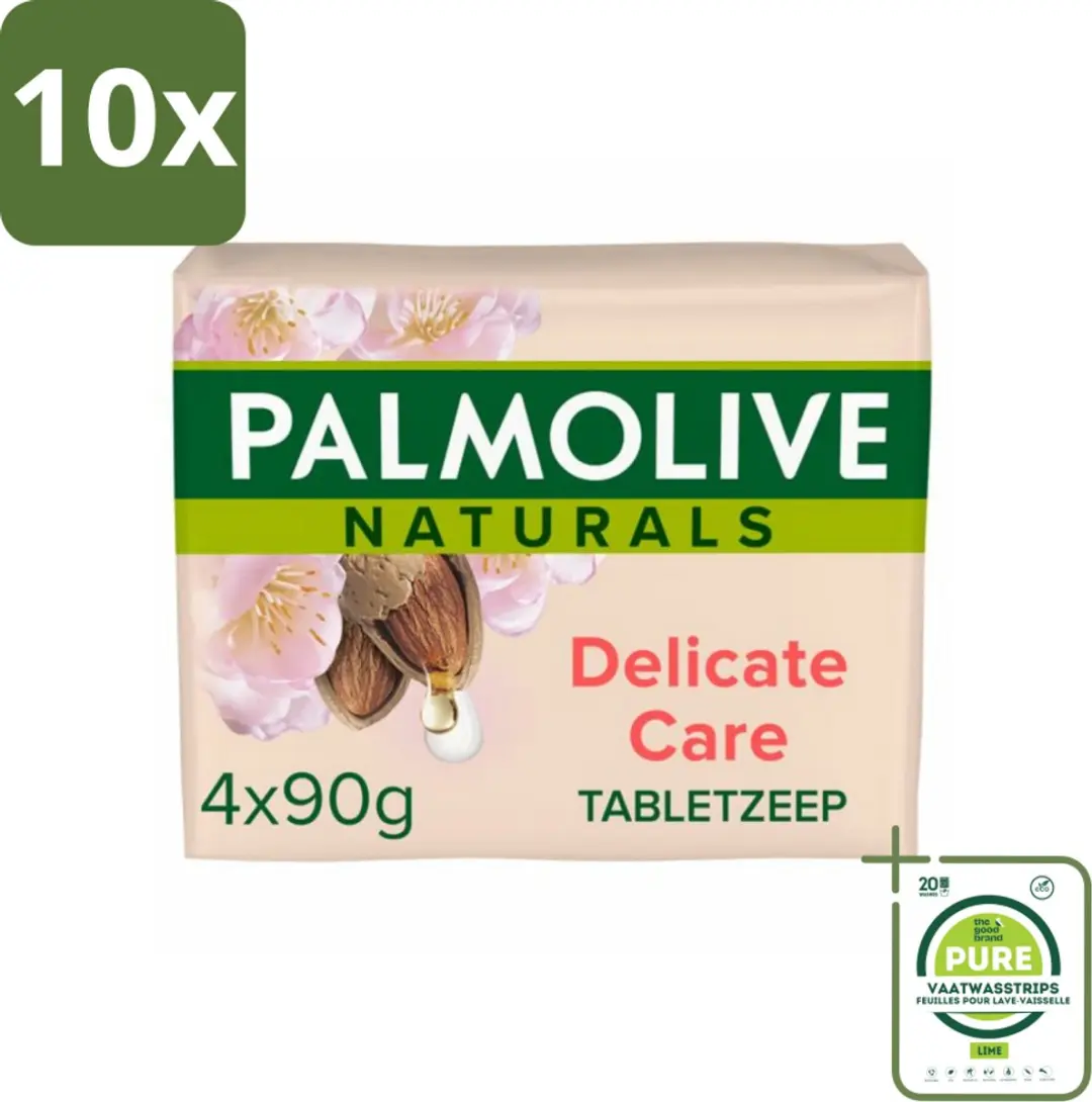 Palmolive Tabletzeep Naturals Amandel Melk 3600g