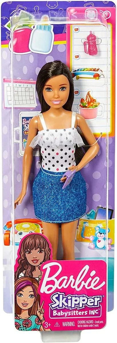 Barbie Babysitter Skipper Dots FXG92 - Multicolor