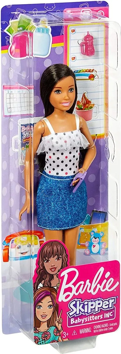 Barbie Babysitter Skipper Dots FXG92 - Multicolor