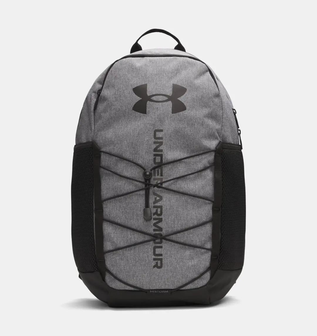 Under Armour Hustle Sport 6.0 Rugzak - 2 Vakken - Grijs/Zwart