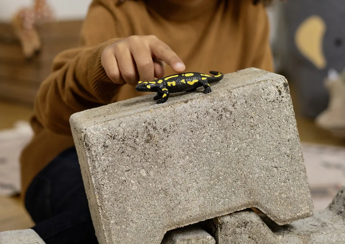 Schleich Vuursalamander 14870 - Zwart