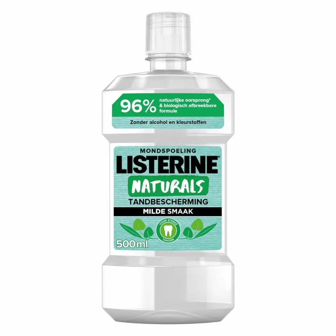 Listerine Naturals Mondwater Tandbescherming 500ml - 3 Stuks