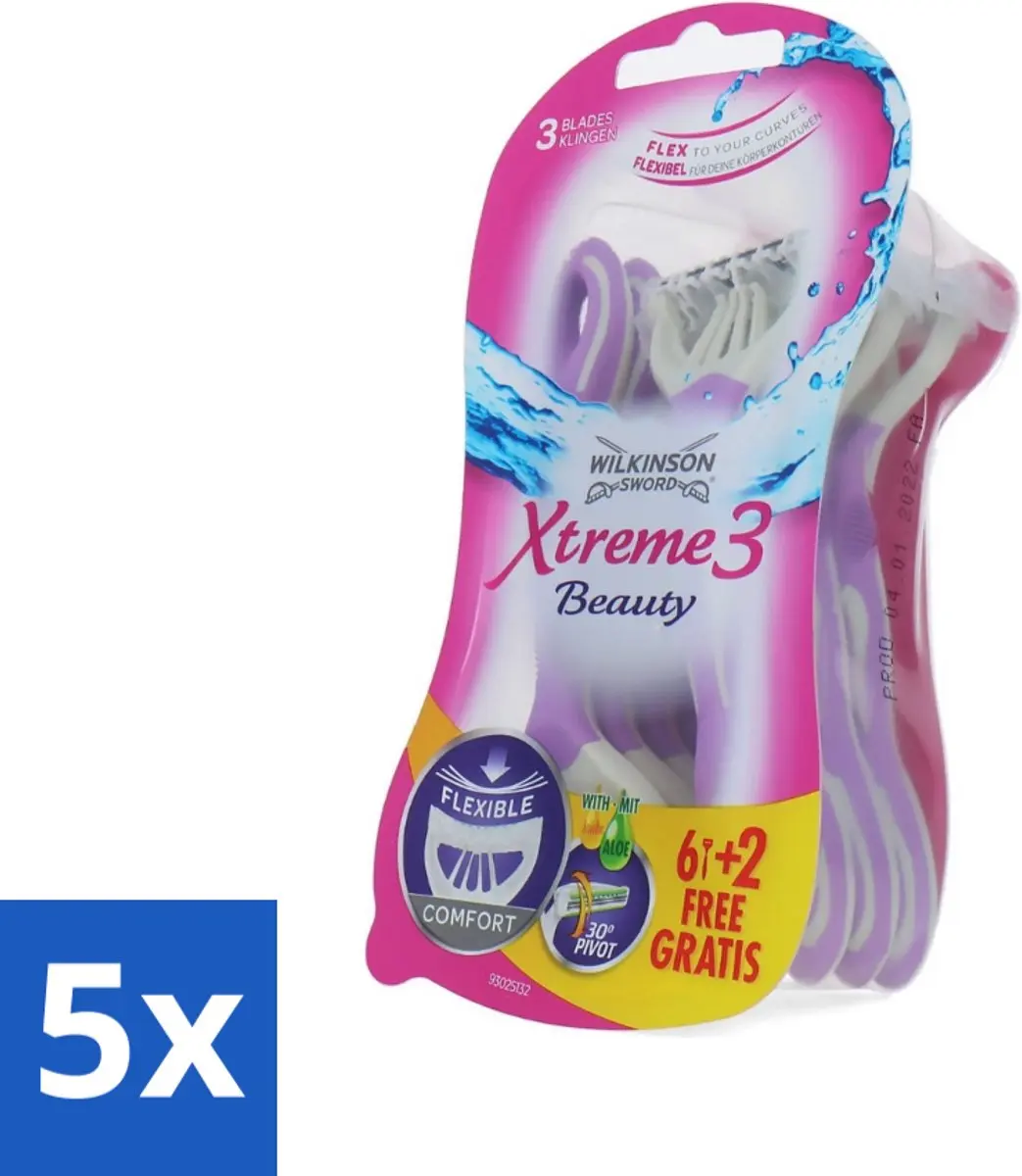 Wilkinson Xtreme3 Beauty Comfort Wegwerpscheermesjes