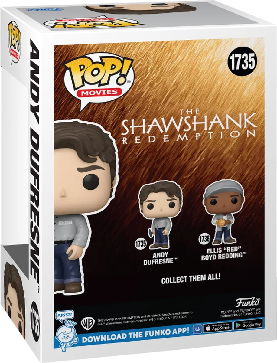 Funko Pop Movies The Shawshank Redemption Andy Dufresne 1735
