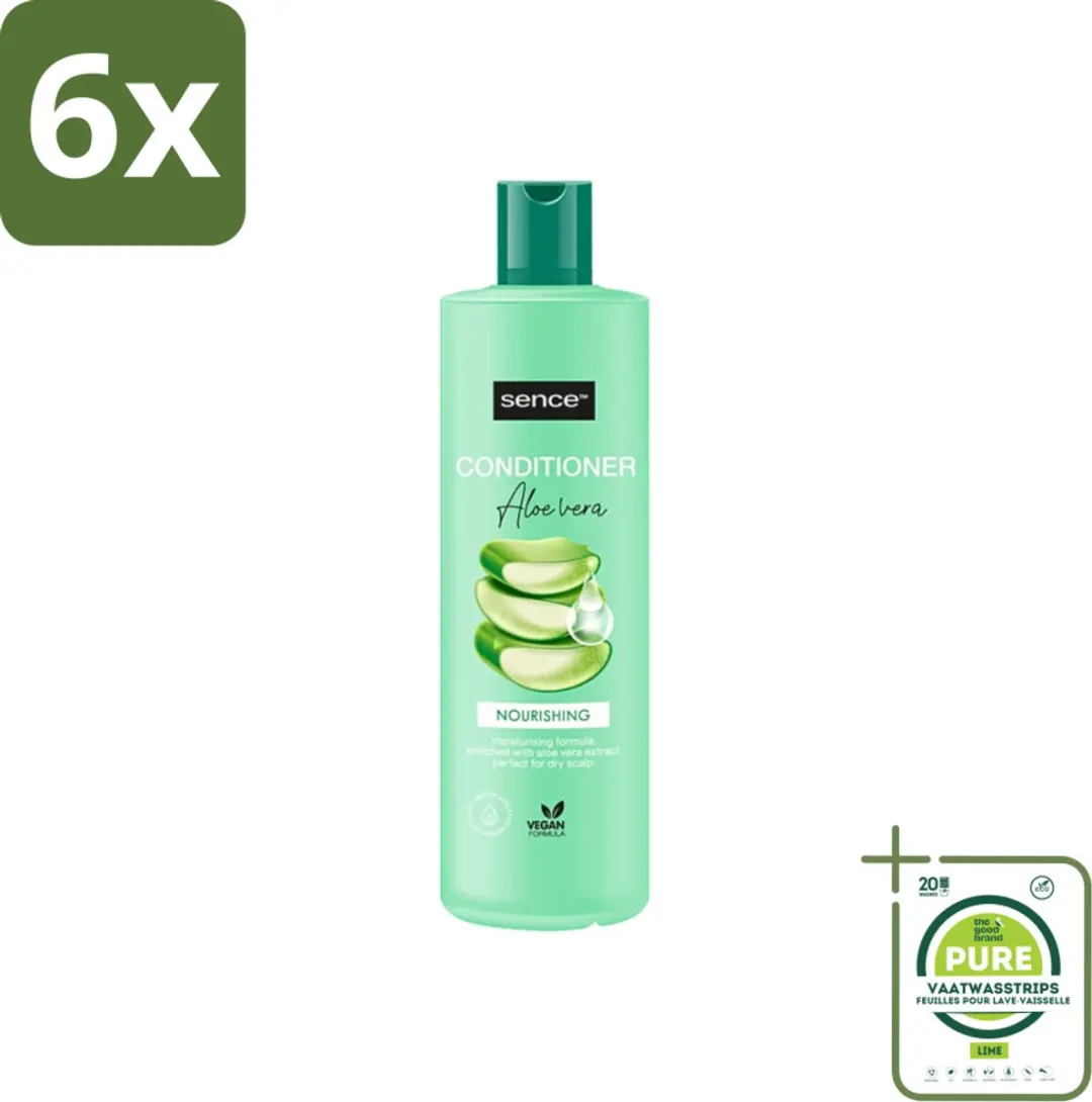 Sence Aloë Vera Shampoo 400ml - 6 Stuks