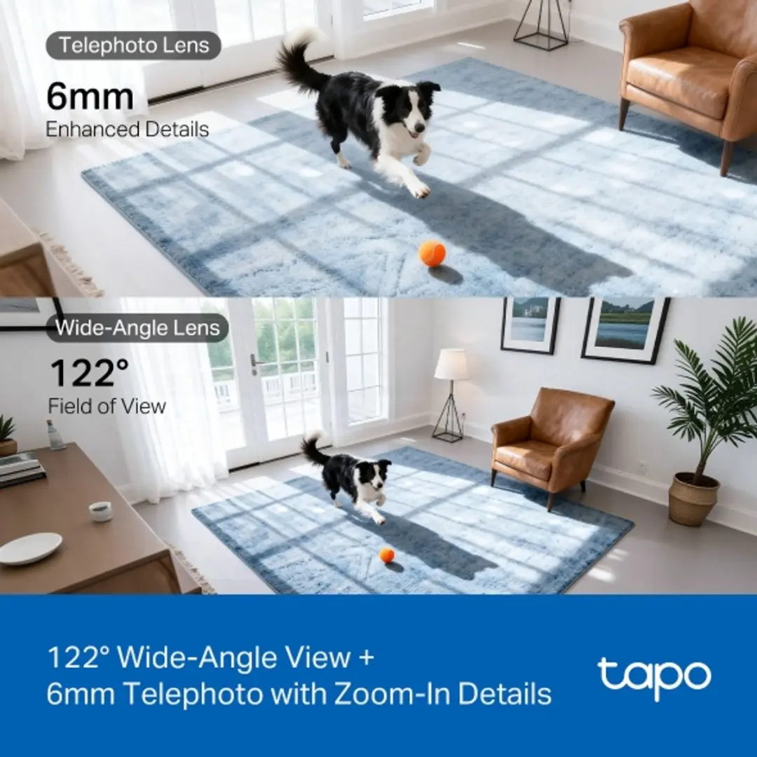 TP-Link Tapo C245D IP-camera - 2304x1296 - Wit - afbeelding 6 van 6