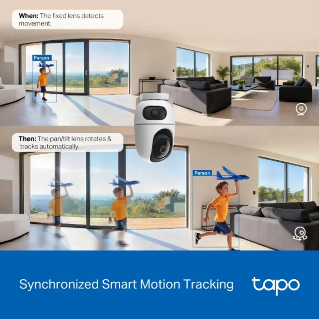 TP-Link Tapo C245D IP-camera - 2304x1296 - Wit