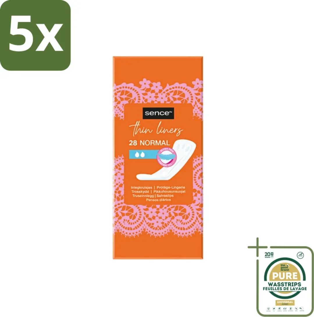 Sence Dagelijks Comfort Inlegkruisjes 140 Stuks (5x28) - Wit