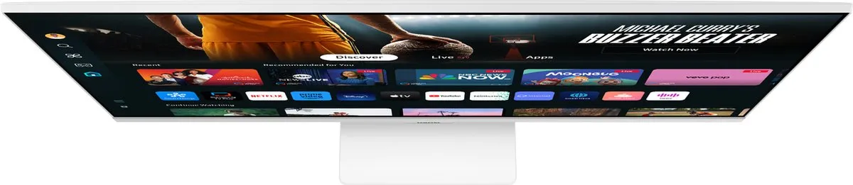 Samsung Smart LS32DM703UUXEN 4K Monitor 32" - Wit