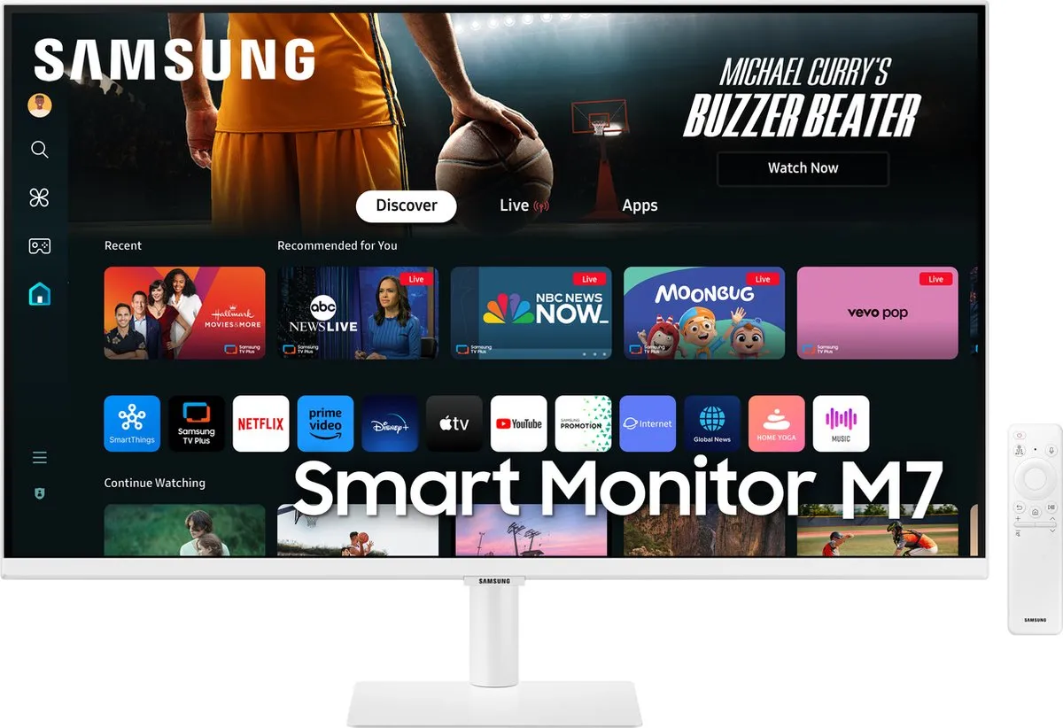 Samsung Smart LS32DM703UUXEN 4K Monitor 32"