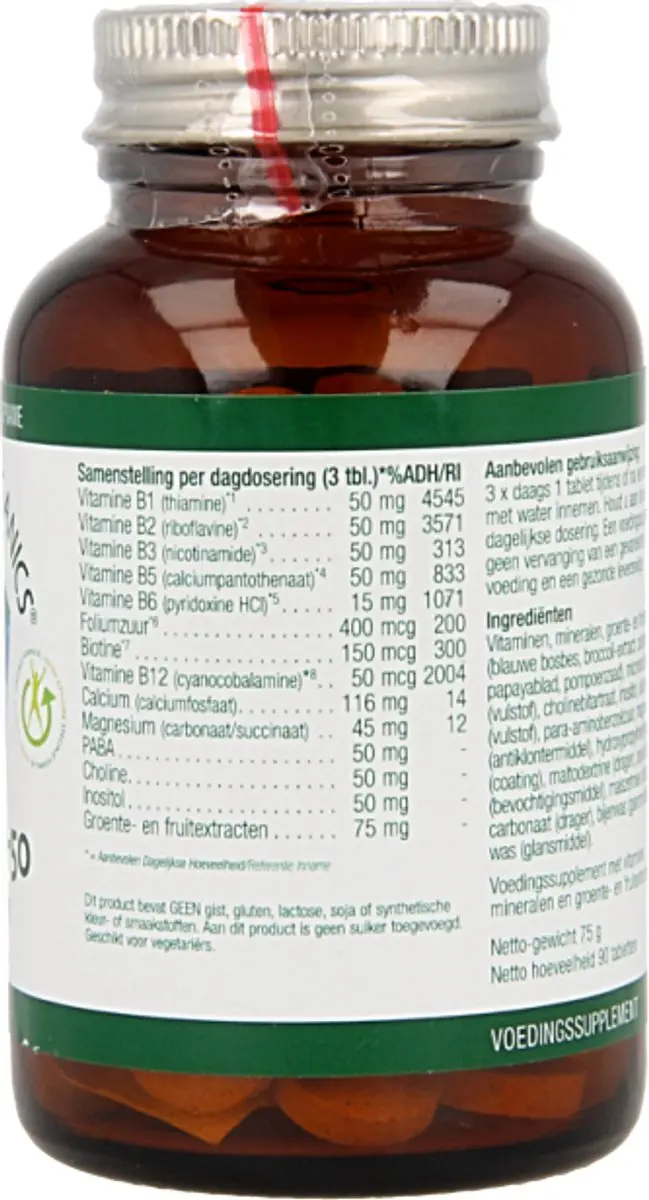 Essential Organics Super B-50 Complex 90 Tabletten