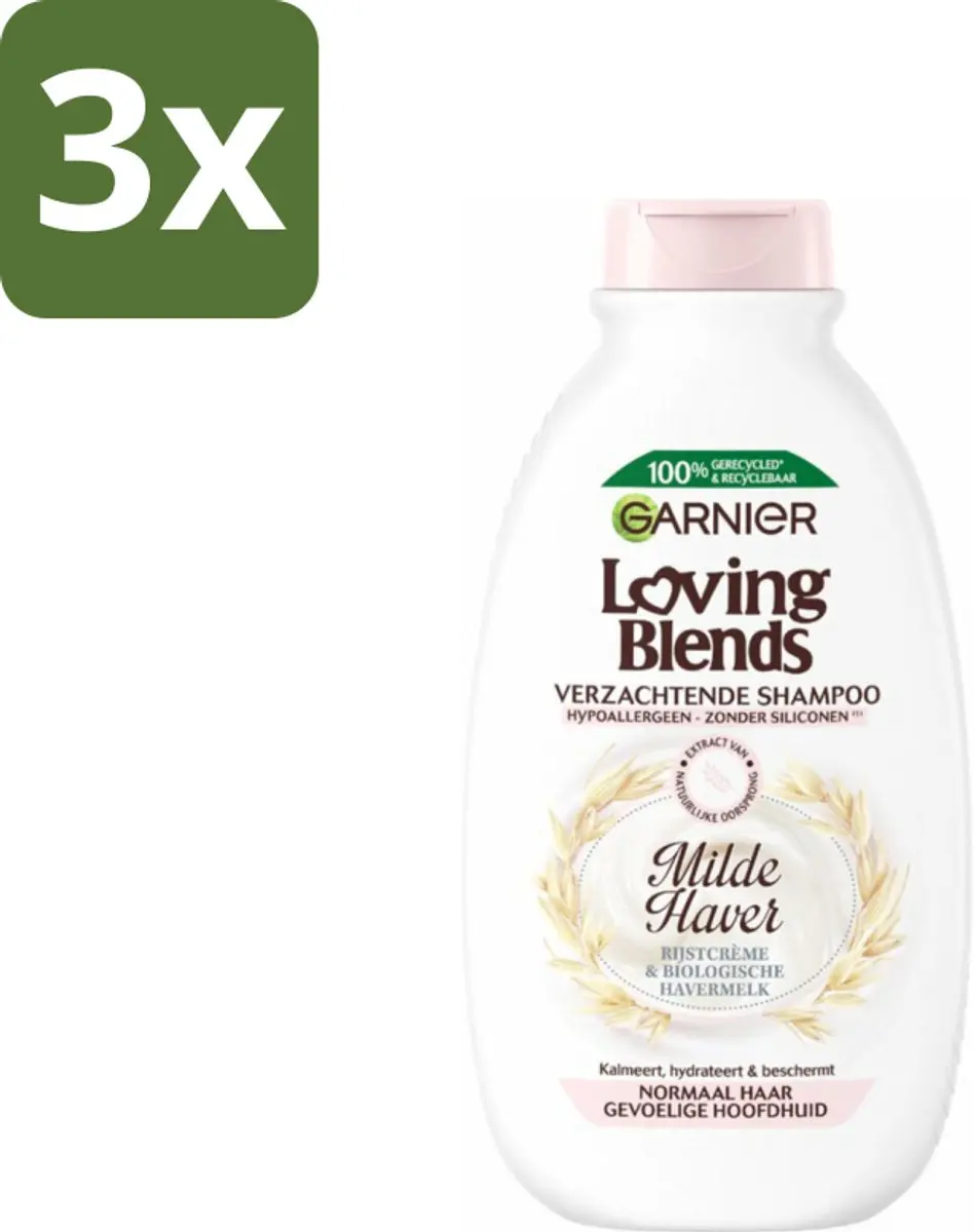 Garnier Loving Blends Milde Haver Shampoo 300 ml