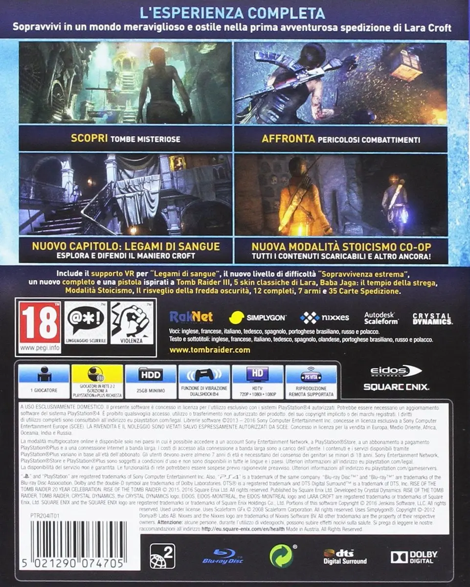 Sony PlayStation 4 Rise of the Tomb Raider - 20 Jaar Editie - afbeelding 2 van 6