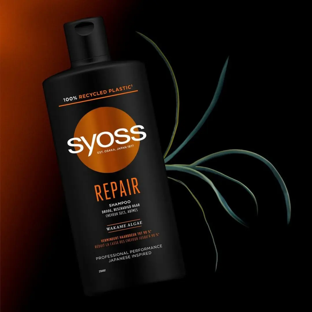 SYOSS Repair Shampoo 440ml - 15 Stuks