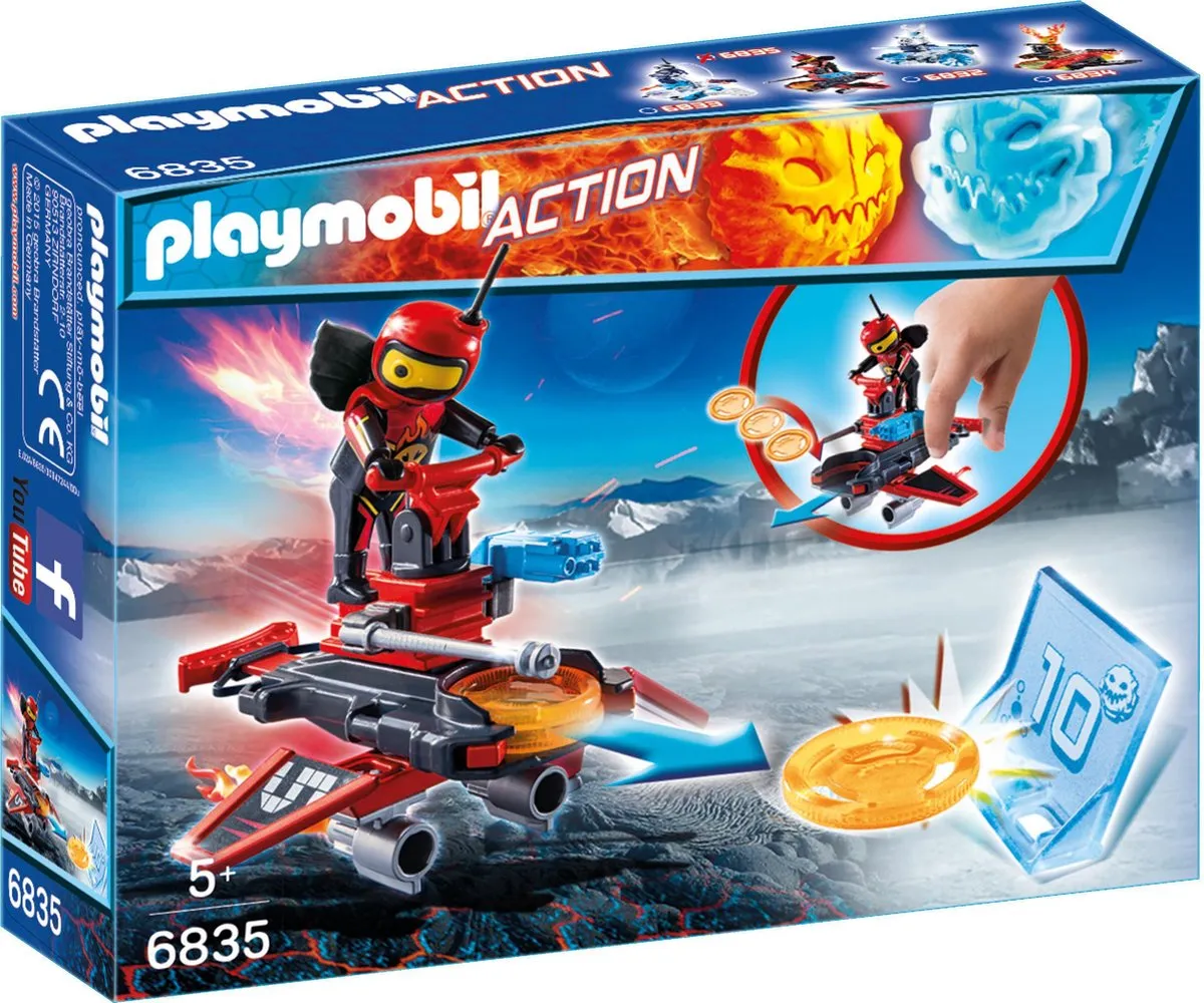 Playmobil Firebot Disc-shooter 6835