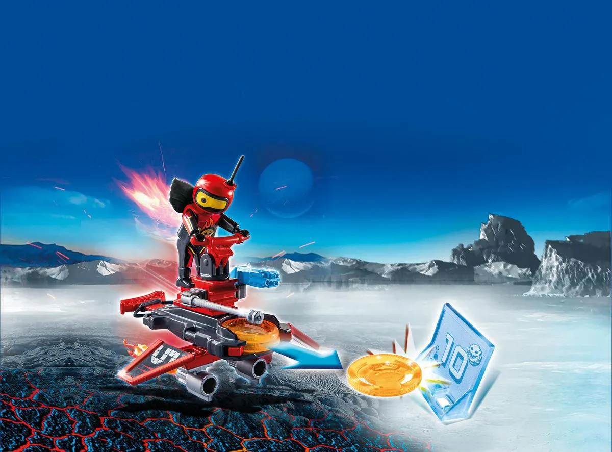 Playmobil Firebot Disc-shooter 6835 - Meerkleurig