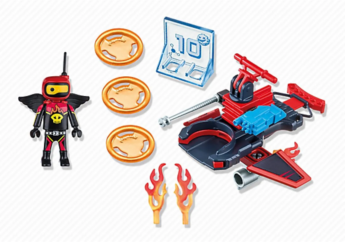 Playmobil Firebot Disc-shooter 6835 - Meerkleurig