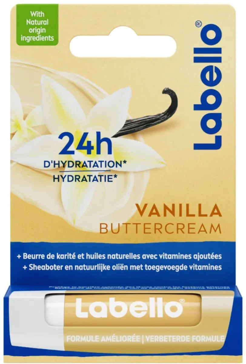 Labello Lippenbalsem Vanilla Buttercream 24g - 5 Stuks