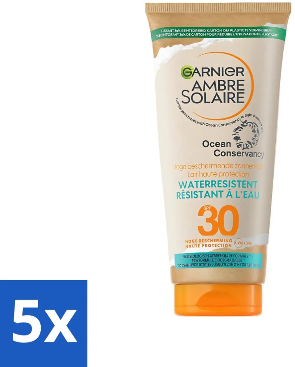 Garnier Ambre Solaire SPF 30 Waterresistente Zonnebrandmelk 175ml