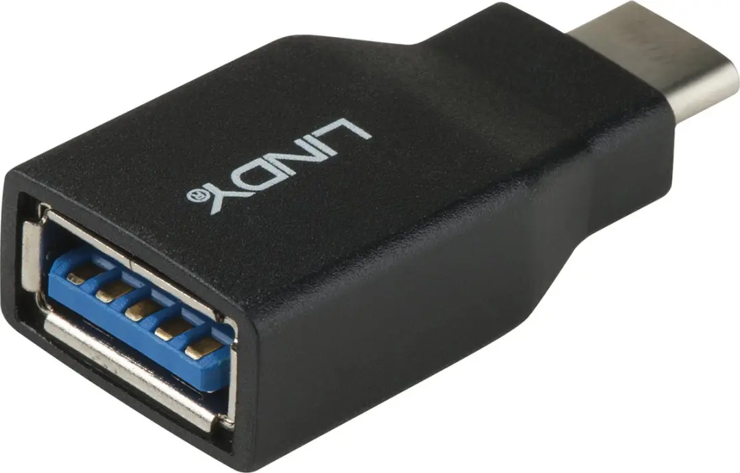 Lindy 41899 USB 3.1-C naar USB 3.1-A Tussenstuk - Zwart