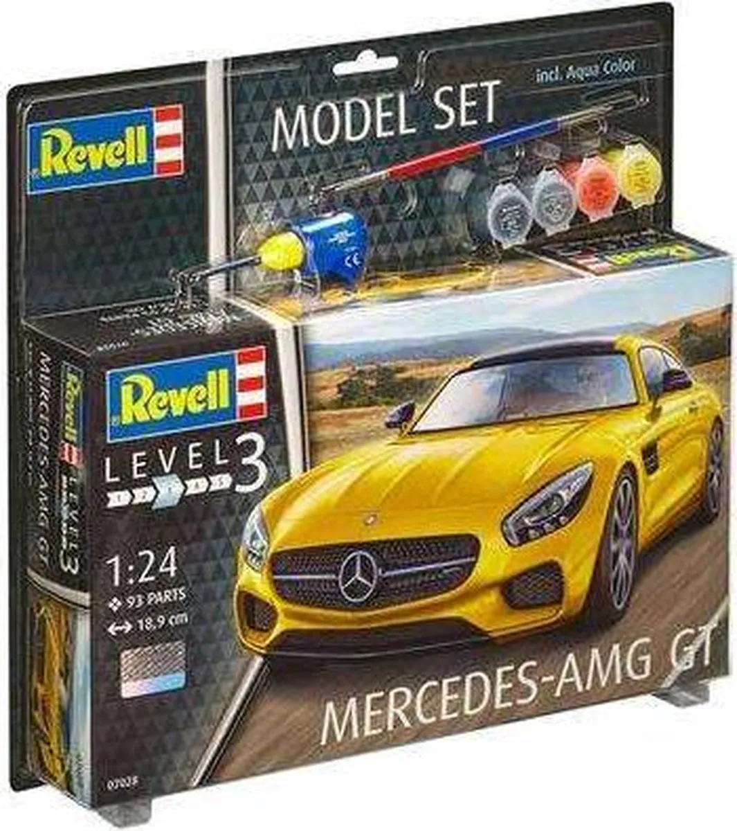 Revell 67028 Mercedes-AMG GT Modelbouwpakket 1:24 - 93 Onderdelen - Multi