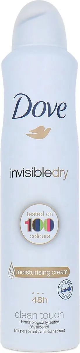 Dove Invisible Dry Deodorant 250ml - 25 Stuks