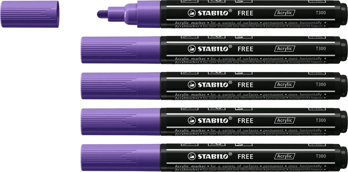 STABILO FREE T300 Acryl Marker
