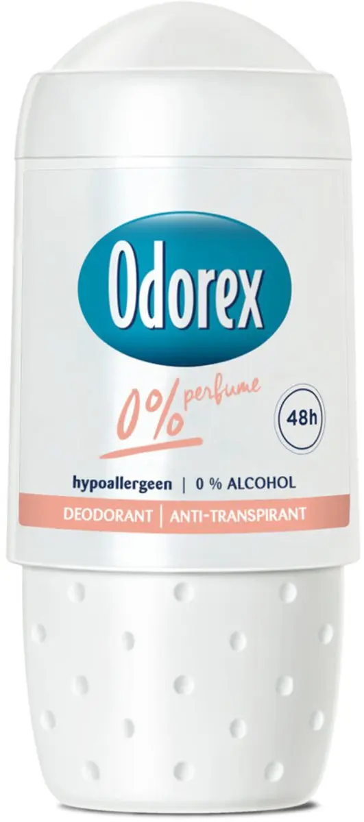 Odorex Deodorant Roller 0% 50ml - 15 Stuks