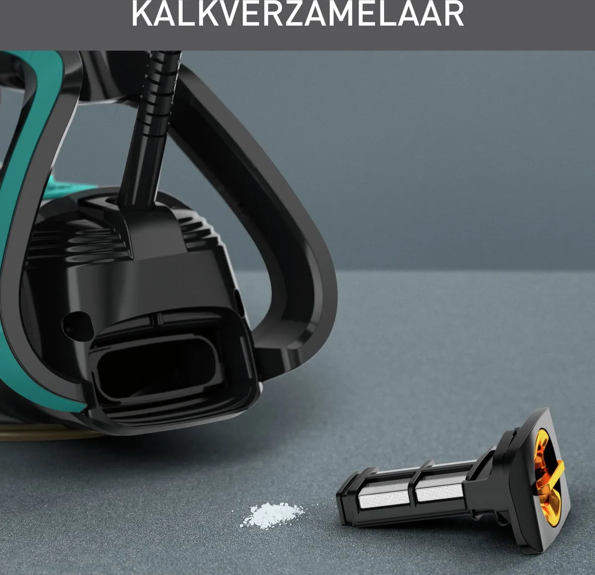 Tefal Puregliss FV8066 Stoomstrijkijzer - 3000W - Zwart/Blauw